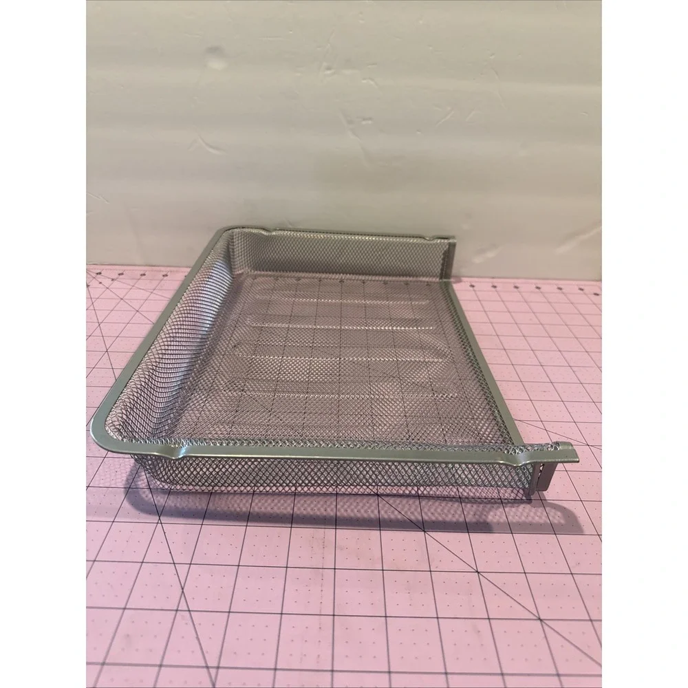 Metal Mesh Single Tray Letter Size Silver Desktop Letter‎ Tray